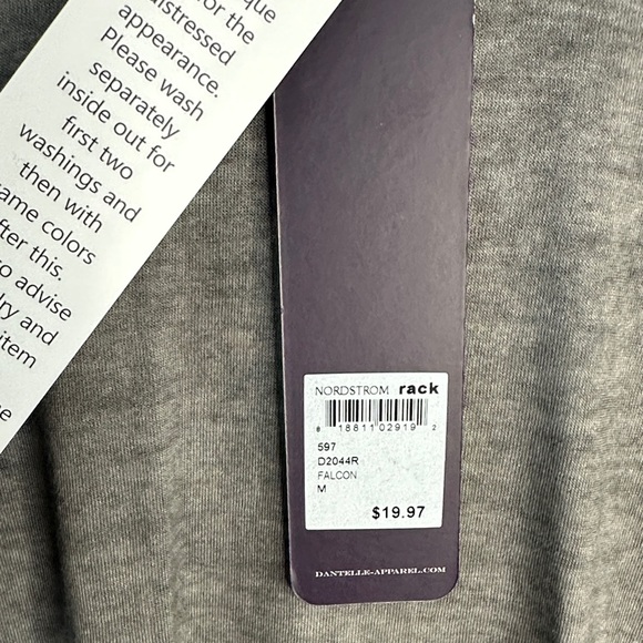 Chic Olive Long Sleeve Top with Floral Sleeves - Picture 9 of 9